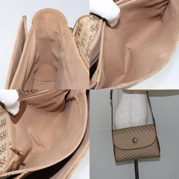 GUCCI Shoulder Bag Canvas Beige Gold 001 113 0712 Auth BA6105 - Picture 15 of 15